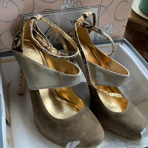 NIB ❤️ENVY HIGH HEELS ( double platform) closed toes - Picture 8 of 10